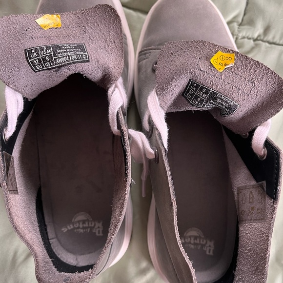 Dr. Martens Baynes Gray High-Top Sneakers - Picture 2 of 10